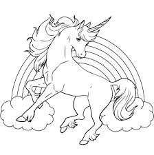 You need to use these photograph for backgrounds printable coloring pages for adults and older kids. Unicorn Horse With Rainbow Coloring Page For Kids Horse Coloring Pages Unicorn Pictures Unicorn Printables