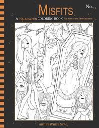Misfits coloring book will make you giggle and smile! Misfits A Halloween Coloring Book For Adults And Odd Children Living Dead And Monster Girls Misfits A Coloring Book For Adults And Odd Children Band 12 Amazon De Stag White Fremdsprachige Bucher