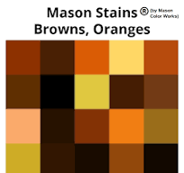 Mason Stains®(by Mason Color Works): Browns and Oranges