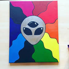 New The 10 Best Art Ideas Today With Pictures Alien Design I Did A Few Months Back Decided To Do A Bigger Hippie Painting Diy Canvas Art Trippy Painting See more ideas about aesthetic drawing, anime art, drawings. hippie painting diy canvas art