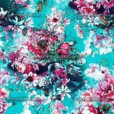 Andy warhol's campbell's soup can (1962) is an example of a series that, when displayed together as intended, creates a distinct pattern. Rpe066 Seamless Floral Pattern Red Flowers On Blue Grunge Background For Fashion Designers Wallpepe Print Patterns Pattern Japanese Embroidery