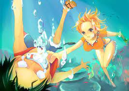 Luffyxnami Photo Nami Saves Luffy Manga Anime One Piece Anime One Piece Luffy