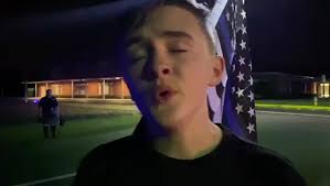 Honoring fallen Baltimore Police Department (MD) Officer Keona Holley with  a 1-mile run carrying the Blue Line Flag.