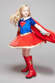 Supergirl Costume For Kids Dc Super Hero Girls Diy Superhero Costume Super Hero Costumes Dc Super Hero Girls