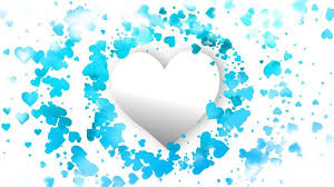 Blue And White Love Background Love Backgrounds Heart Wallpaper Free Vector Art