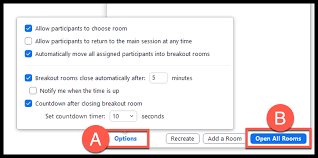 Zoom breakout rooms are separate interfaces that the zoom meeting's host creates manually or before joining a breakout room, check whether you're using a device that's compatible with zoom software, and that a breakout room is enabled in your settings. Instructor Guide Zoom Breakout Rooms In Meeting Elearning Uab
