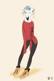 Drawing Fashion Illustration Casual Timberland Illustrations And Posters Fashion Drawing Character Design