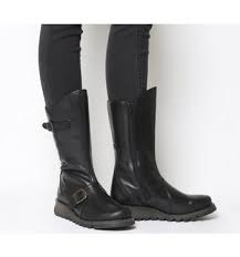 Choose from 6 options and find the best price for fly london mes women camel from 12 offers. Fly London Mes 2 Boots Black Rug Leather Knee High Boots