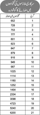 Revised Pay Scale Increase In Pay Government Employees