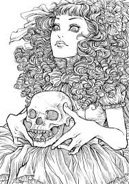 You can see little girls dressed as cute little witches or. Get This Adult Halloween Coloring Pages Black Magic 9blm