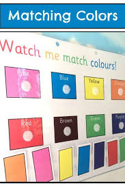 Matching Colors Learning Sheet Color Colour Worksheets Preschool Preschoolers P Preschool Activities Toddler Art Activities For Toddlers Preschool Colors