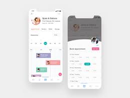 Appoinments Booking App In 2020 Booking App Calender App Typography App