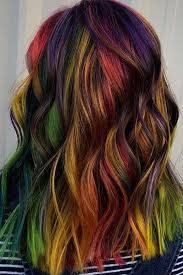 55 Fabulous Rainbow Hair Color Ideas Lovehairstyles Com Rainbow Hair Color Creative Hair Color Vivid Hair Color