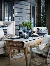 10 Beautiful And Cosy Winter Outdoor Spaces My Cosy Retreat Outdoor Rooms Outdoor Dining Outdoor Furniture Sets