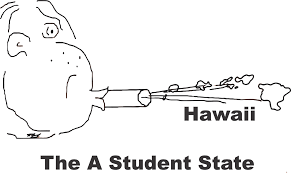 A Funny Map Of Hawaii Funny Maps Map Of Hawaii A Funny