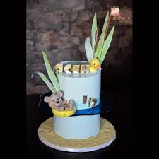 This is perfect for a 6 month old baby cake smash. Baby 6 Month Birthday Cake Cake By Julie S Sweet Cakesdecor