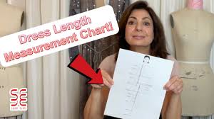 Trace the foot by holding a pencil vertically and outlining the foot. Understanding The Women S Dress Length Measurement Chart Youtube