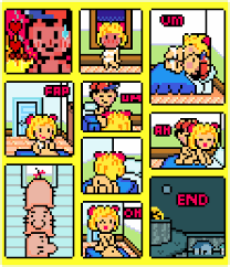 Post 3065310: animated EarthBound Mother Ness Paula_Polestar