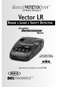 Saw a mobile police radar that shows your speed on the street and decided to drive up the street to test out my new beltronics v8 radar detector. Beltronics Vector 995
