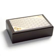 Buon anniversario di matrimonio le frasi da dedicare e da. Cofanetto Anniversario 50 Nozze D Oro In Argento Lavorato Gioielloro It La