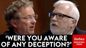 Rand Paul Grills State Department Nominee About Ex-Trump Official Paul Says  Committed 'Treason'