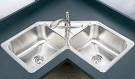 Corner double sink kitchen