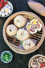 Mix the yeast, 1 tablespoon of sugar and warm water in a large bowl. Banh Bao Vietnamese Steamed Pork Buns Wok And Kin