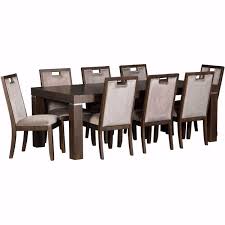 Ashley furniture dining room table with 2 chair's counter top height. Hyndell 9 Piece Dining Set D731 35 D731 01 8 Ashley Furniture Afw Com