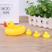 They have to keep their nasal cavities moist. 4pcs Set Cute Baby Kids Squeaky Rubber Ducks Bath Toys Bathe Room Water Fun Game Playing Newborn Boys Girls Toys For Child Bath Toys Toys For Girls Rubber Duck