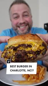 Is the BEST burger in Charlotte REALLY ACE No. 3!? #charlotte #food #burger  #yummy #review #charlottenc #cheeseburger #local
