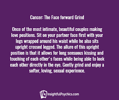 Whisper to them in their ear and tell them how badly you want them and they will be yours. Cancer Sex Life The Good The Bad The Hot