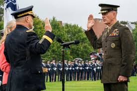 Milley, in the army, to be general. Army Gen Mark A Milley Takes Oath As 20th Chairman Of Joint Chiefs Of Staff