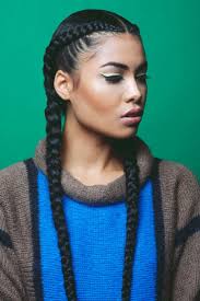 African American Two French Braids Black Hairstyles 8 Big Corn Row Styles We Are Loving On Pinterest Cool Braid Hairstyles Natural Hair Styles Braids For Black Hair