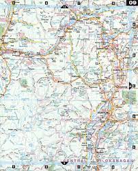 Street Map Of Kamloops Bc Road Map Kamloops And Interior Plateau Surrounding Area (Bc, Canada)
