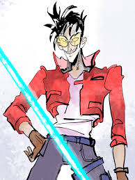 Draw Blog — Travis Touchdown with a touch of FKMT style