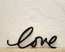 Love Metal Word Art Wall Decor Cursive Love Word Home Decor Love Sign Wedding Decor Valentine S Day Gif Metal Signs Couples Tattoo Designs Infinity Symbol Love