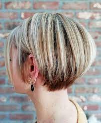 Short side swept bangs are a great addition to any bob. Long Pixie Hairstyle Short Hair Back Bob Haircut Back View Longer Pixie Haircut