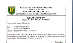 Contoh Surat Dinas Sekolah Smp Ilmusosial Id