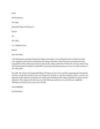 Employers and college admissions want to hire. 11 Sample Admission Letters Ideas Lettering College Acceptance Letter Letter Sample