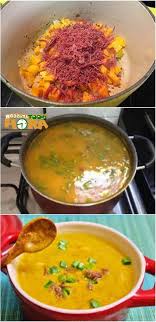 Calorias Sopa De Abobora Com Carne Caldo De Abobora Com Carne Seca Receita Toda Hora Receita Receitas Sopas Receitas Abobora Com Carne Seca