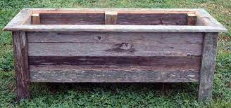 It's very easy to produce the pallet planter. Rustic Barnwood 36 Inch Rectangle Planter Box Wood Planters Barn Wood Projects Planter Boxes