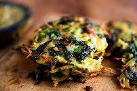 Mashed Potato And Broccoli Raab Pancakes Recipe Recipe Eating Well Recipes Broccoli Raab Hanukkah Food