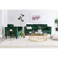 Bernice Configurable Living Room Set Green Couch Living Room Emerald Green Living Room Living Room Sets