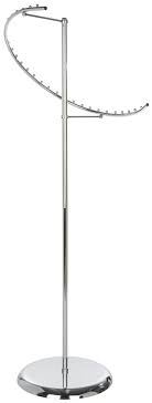 Homz collapsible 10 rod metal drying rack and clothes hanging rack for college dorm, bathroom, laundry room, apartment, and studio, silver. Spiral Clothing Rack 29 Ball Stop Separators