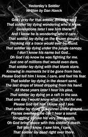 I Wrote This Poem In Memory Of All Soldiers Lost In Battle Writing Pray Soldier