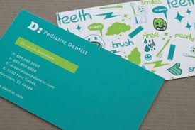 Dental Business Card For Kids Dental Business Cards Dental Business Business Card Design