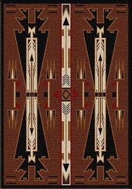 Native american home décor pillows. Horse Raiders Brown Area Rug Native American Rugs Rustic Rugs Area Rugs