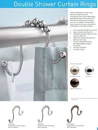 Some people refer to shower curtain rings as hooks. Moen Shower Rods Double Single Curved Shower Curtain Rods Shower Curtain Rods Bathroom Shower Curtains Moen Shower