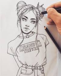 Instagram Instagram Instagram Tattoogirldrawing Tattoogirlface In 2020 Tekenen Schetsen Tekenen Mensen Tekenen