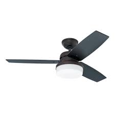Hunter ceiling fans on sale. Galileo 122cm Fan With Lights Wall Controlled Alpha Bronze Moonlight Design